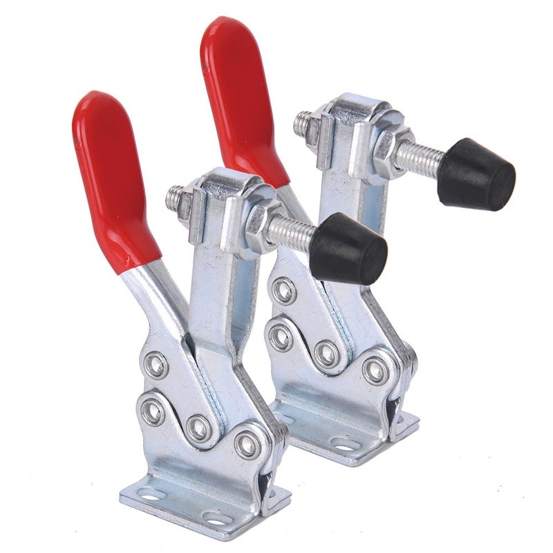 Accessbuy Toggle Clamp 225D 500Lbs Holding Capacity Heavy Duty Large Hold Down Clamp Quick-Release Horizontal Clampï¼ˆ2Pack) - Image 1